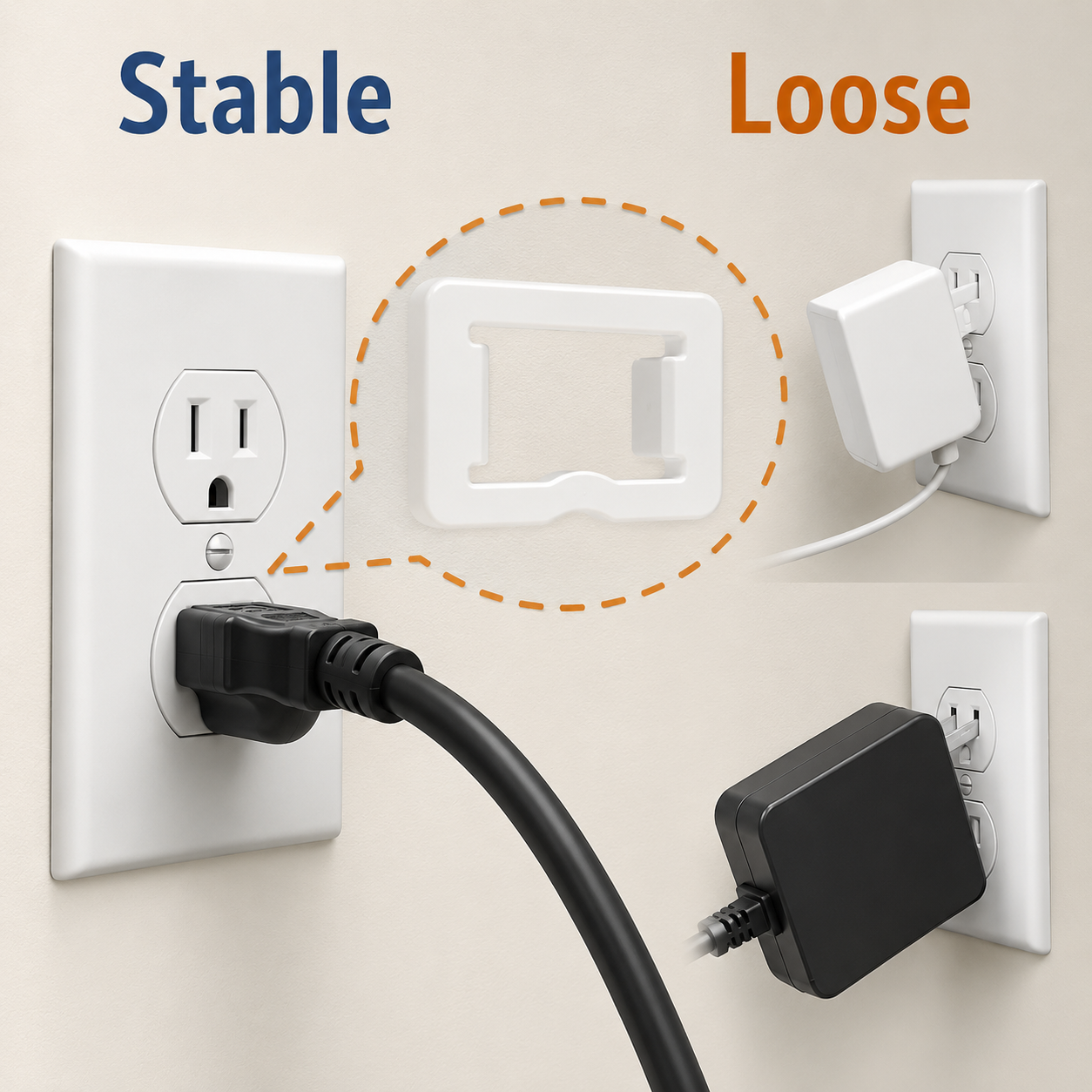 Stop Cords From Falling Out of the Wall — This Tiny Fix Locks Them In $4.73
