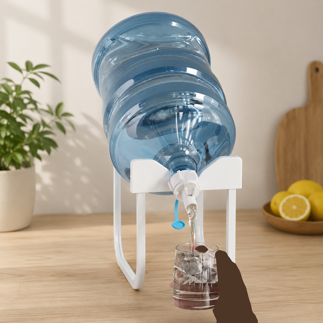 Stop Wrestling a Heavy Water Jug — This Stand Tilts It for You $11.42