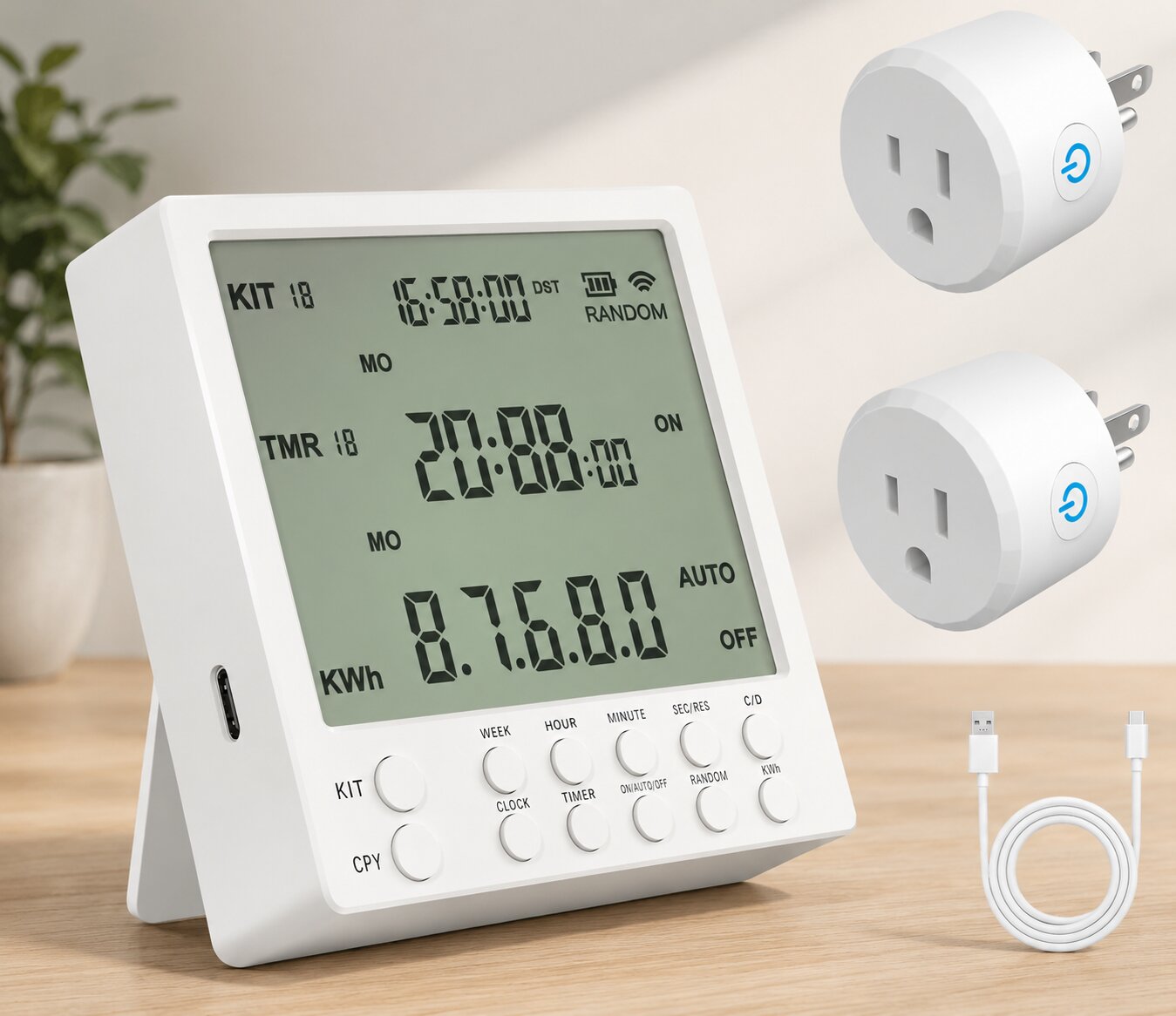 Manage Every Timer in Your Home From One Digital Base — No App Needed $39.99