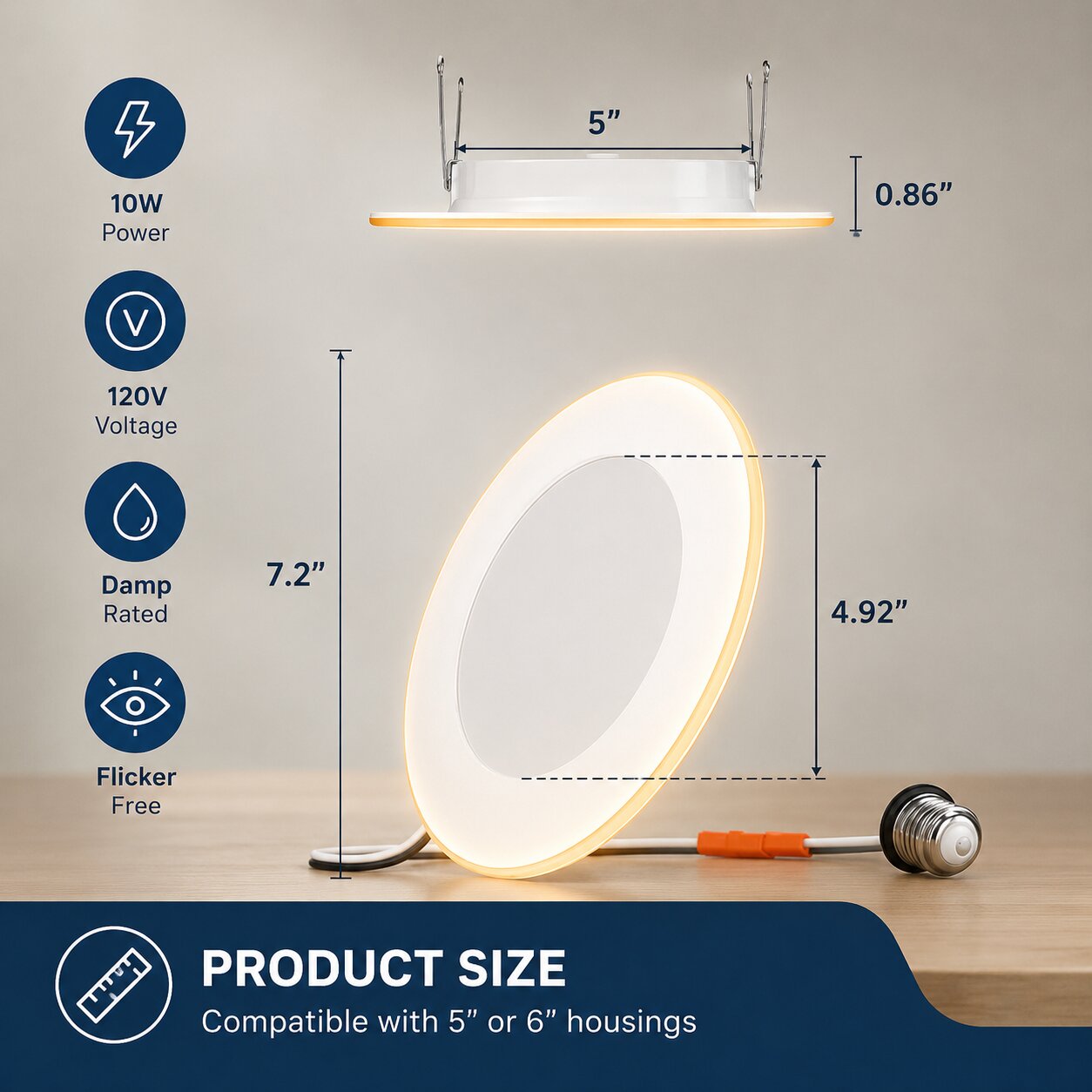 Upgrade Old Recessed Spotlights in Minutes — No Rewiring Required. $35.99