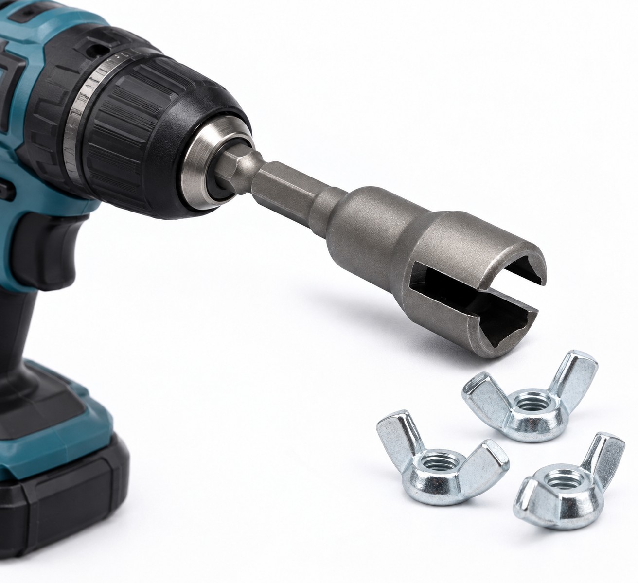 Fast Wing‑Nut Driver — 1/4‑inch Hex Bit for Quick Assembly — $4.50