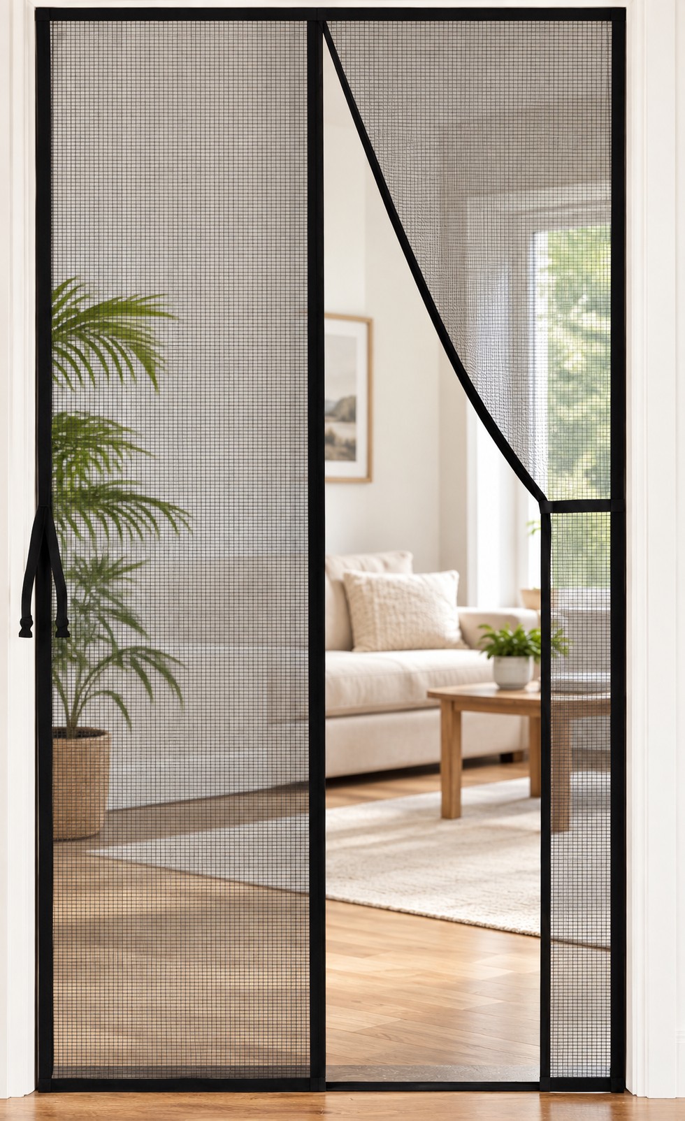 Keep Bugs Out with a Hands-Free Magnetic Screen Door — $12.99
