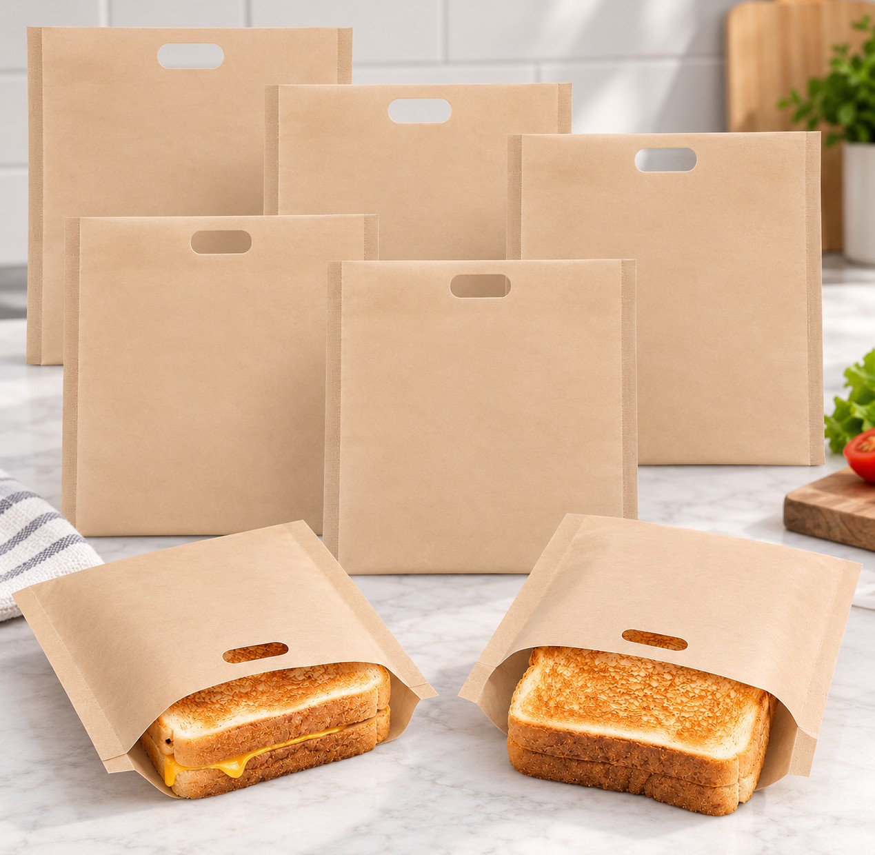 Stop Scraping Your Toaster — Use Reusable Nonstick Toast Bags — $7.99